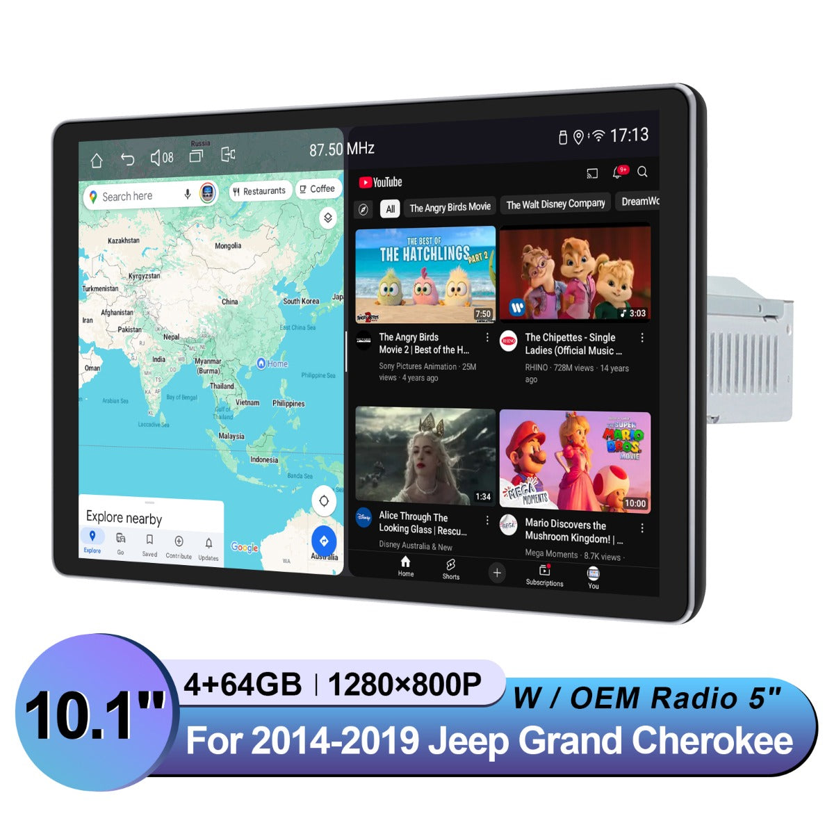 Jeep Grand Cherokee 2014-2019 8" Android Head Unit