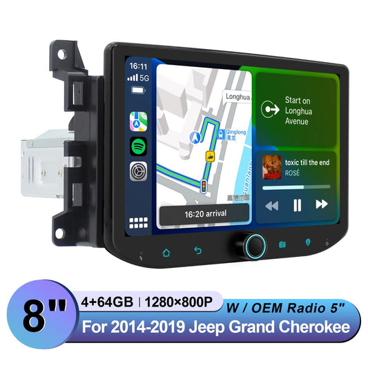 Jeep Grand Cherokee 2014-2019 8" Android Head Unit