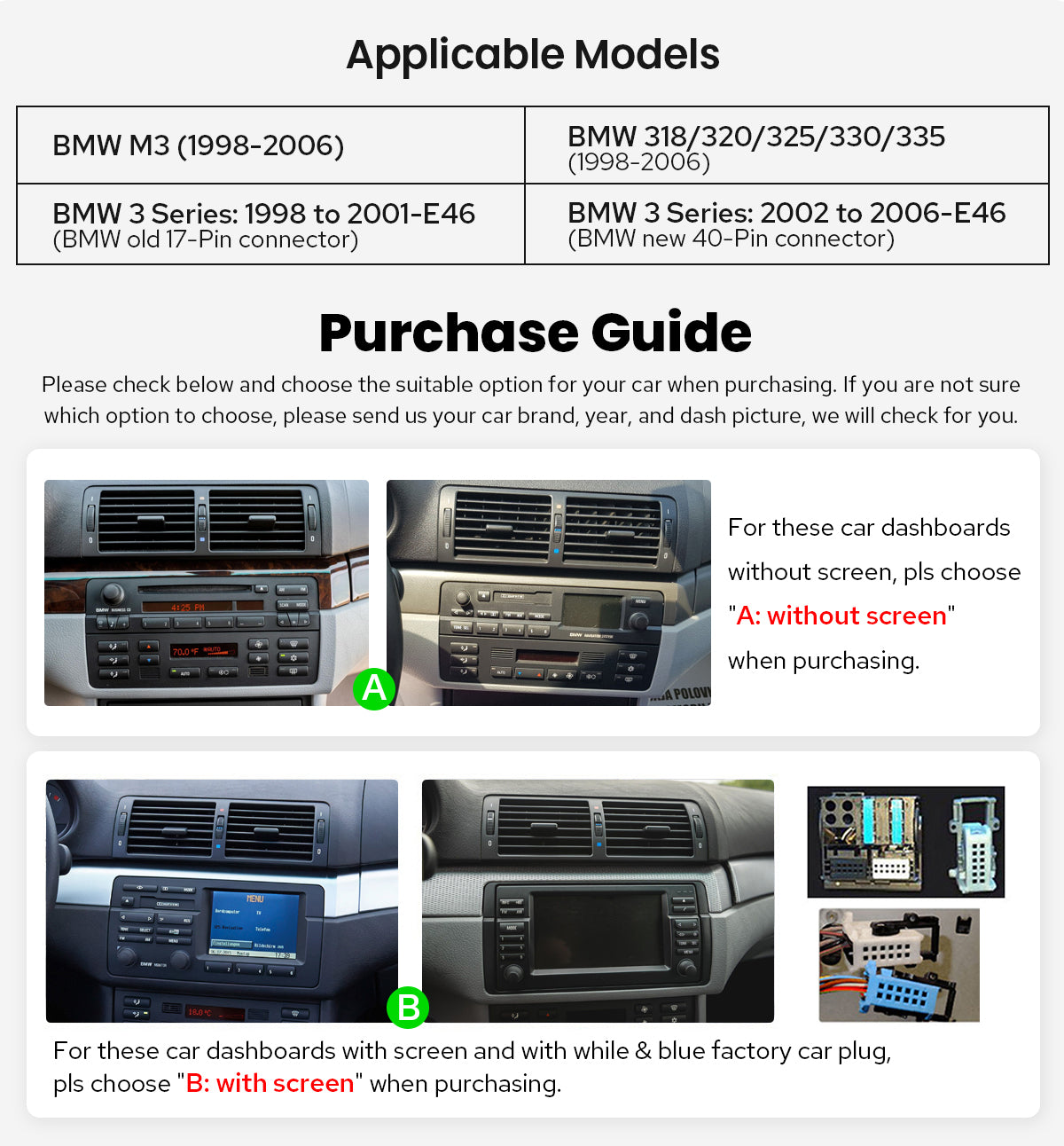 BMW E46 9" Android Head Unit