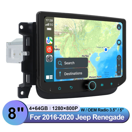 Jeep Renegade 2016-2020 12.3" Android Head Unit