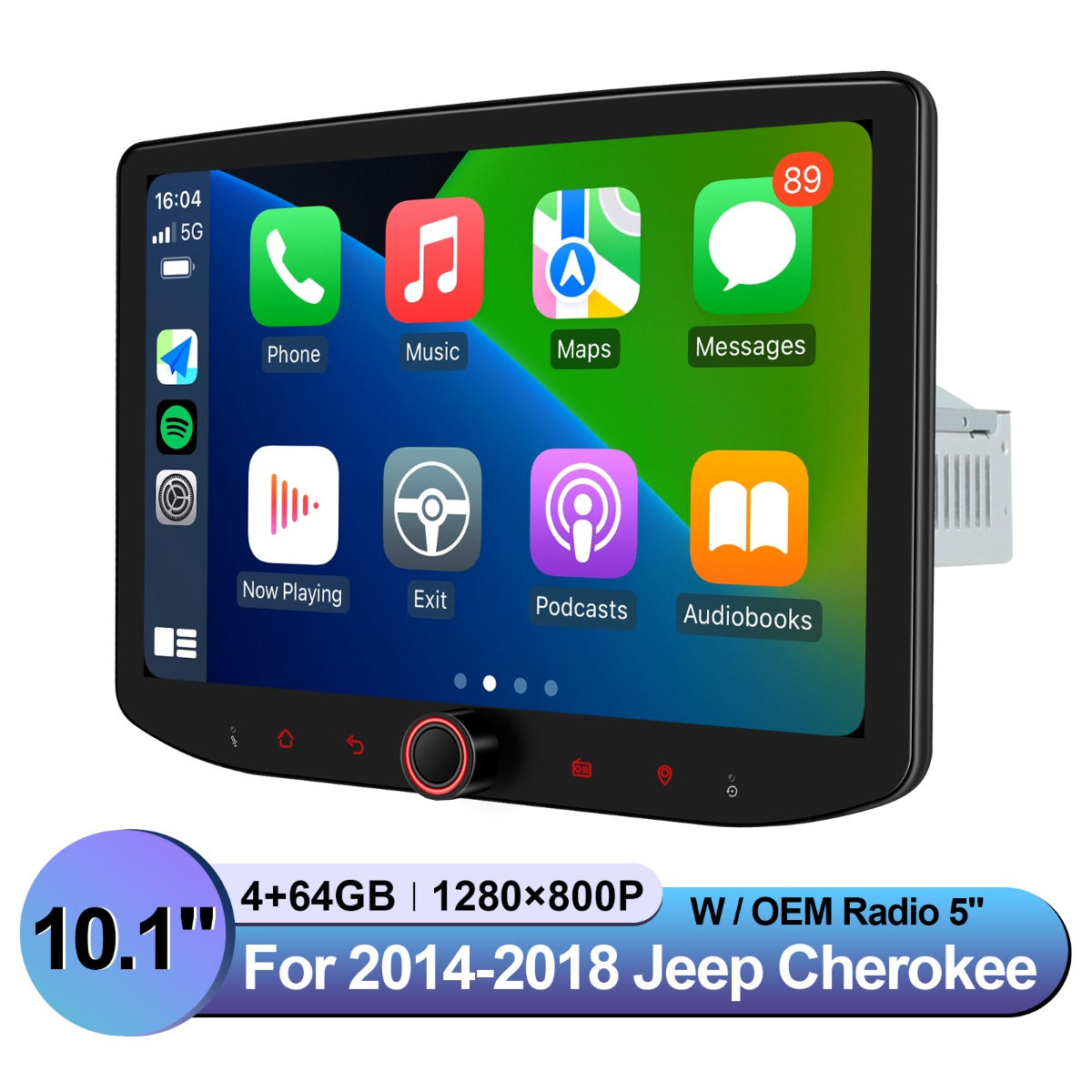 Jeep Cherokee KL 2014-2018 7" Android Head Unit