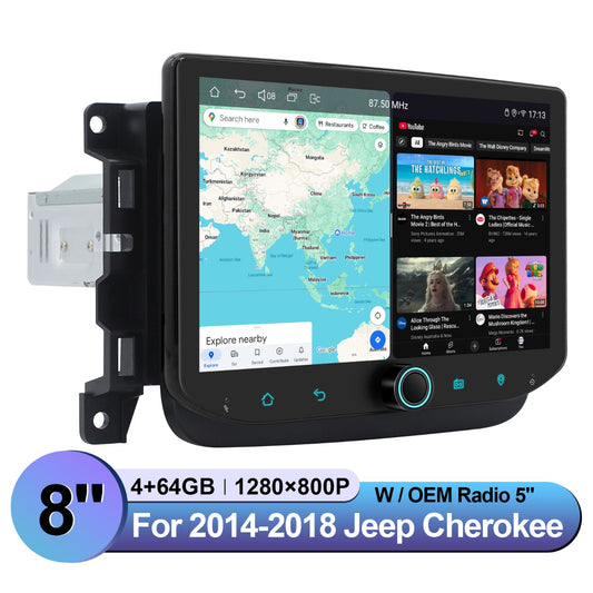 Jeep Cherokee KL 2014-2018 7" Android Head Unit