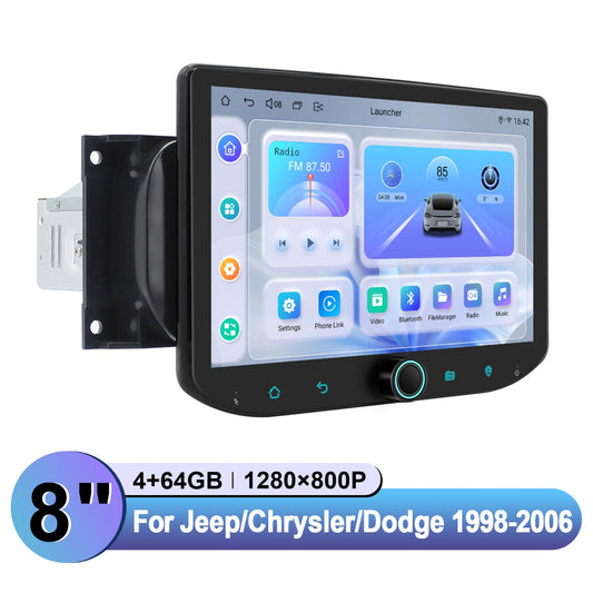 Jeep Dodge Chrysler 1998-2006 10.1" Android Head Unit