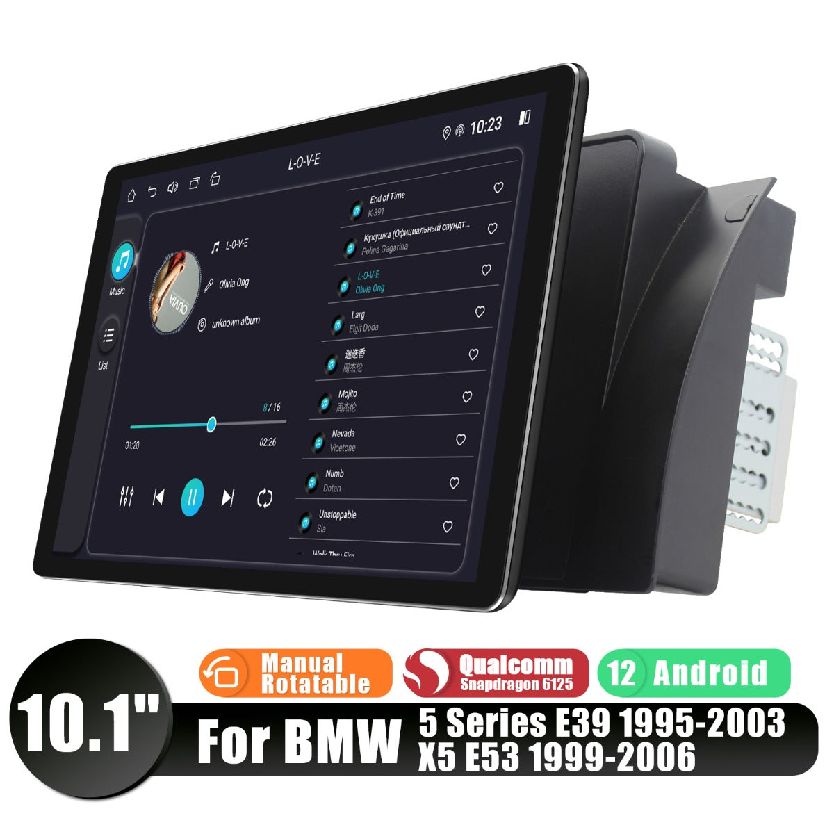 BMW E39 E53 2001-2006 7" Android Head Unit