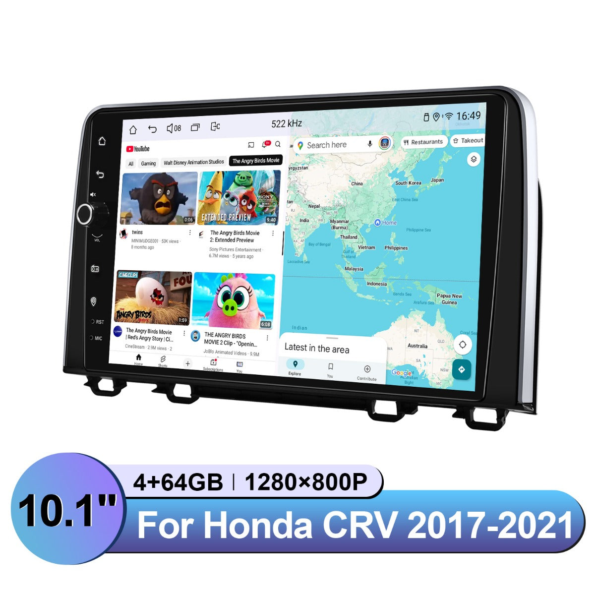 Honda CRV 2017-2021 10.1" Android Head Unit