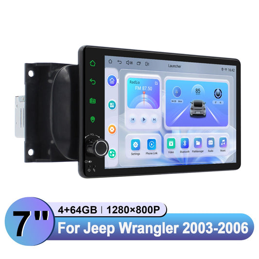 Jeep Wrangler 2003-2006 7" Android Head Unit