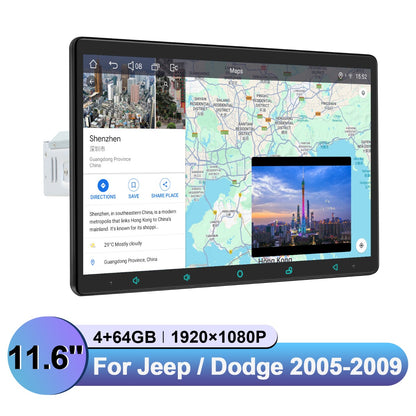 Jeep Dodge Chrysler 2005-2008 7" Android Head Unit