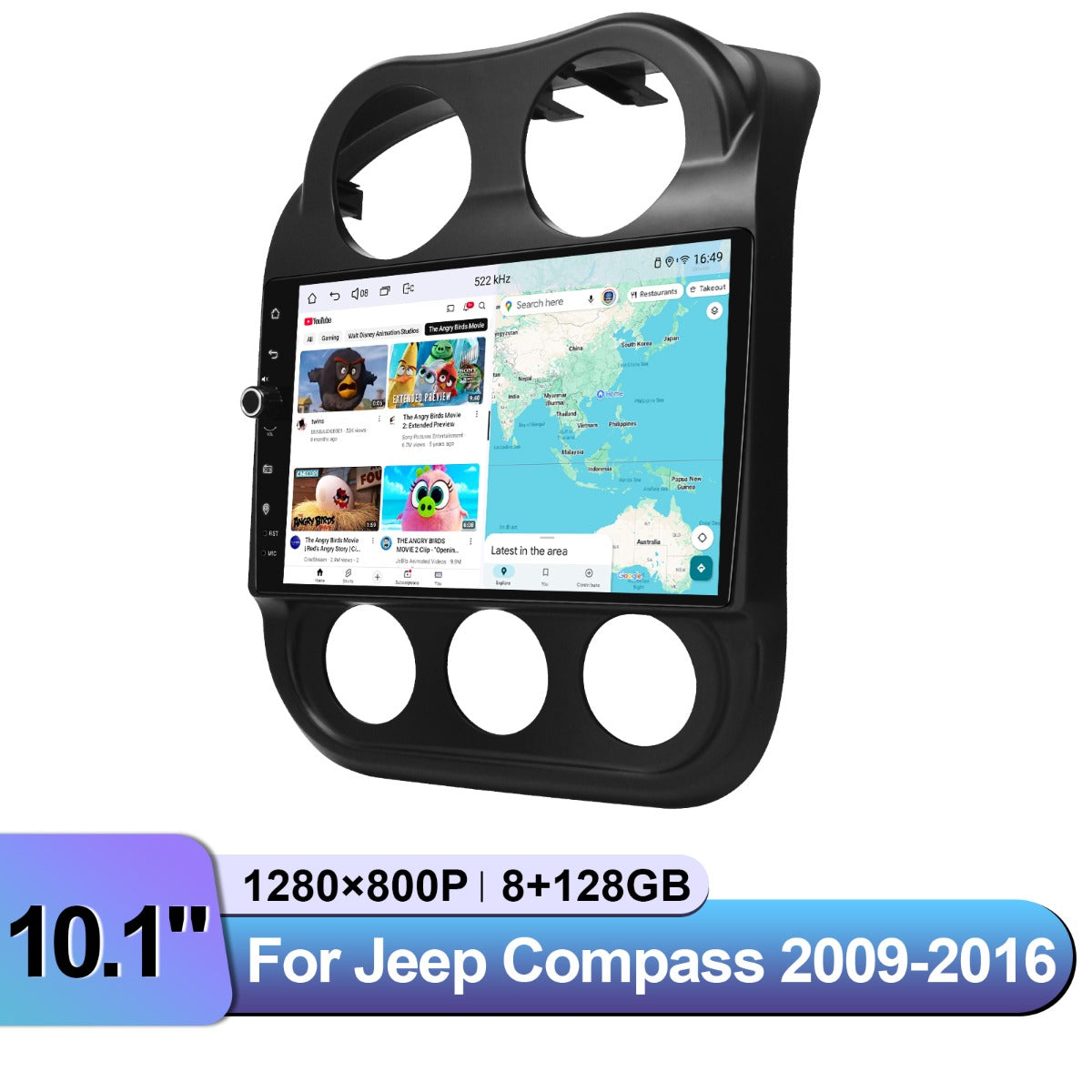 Jeep Compass 2009-2016 7" Android Head Unit