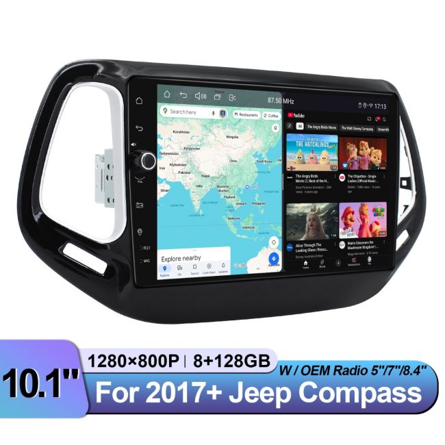 Jeep Compass 17-19 10.1" Android Head Unit