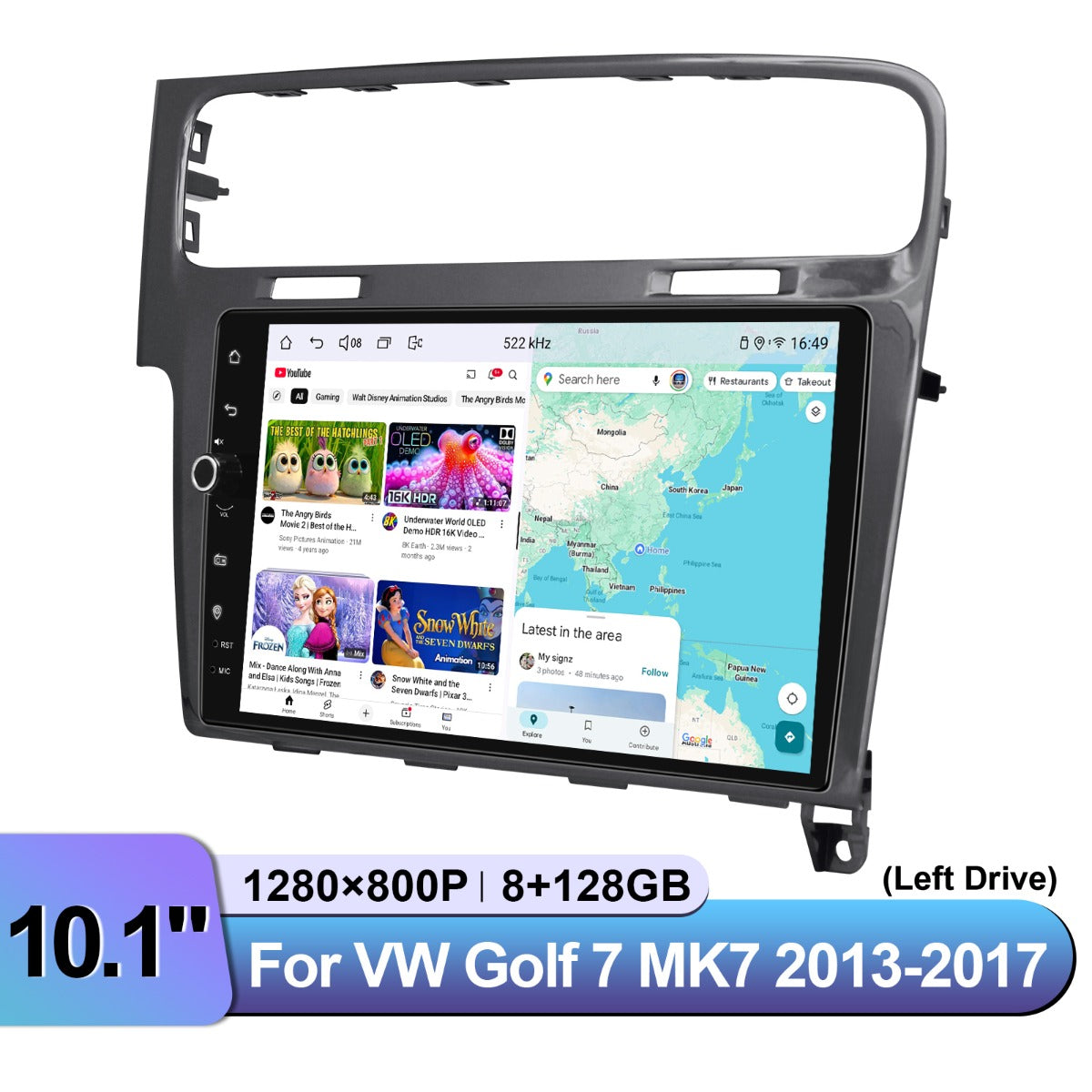 Volkswagen Golf 7 2013-2017 10.1" Android Head Unit