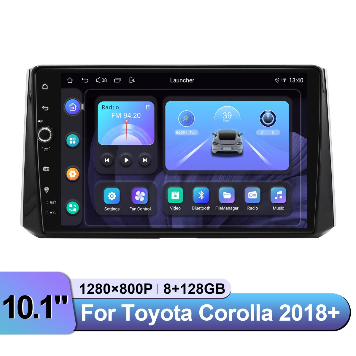 Toyota Corolla 2018+ 2001-2006 10.1" Android Head Unit