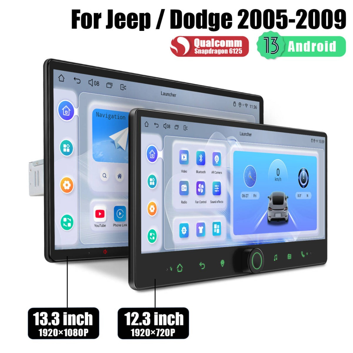 Jeep Commander Dodge 2005-2009 7" Android Head Unit