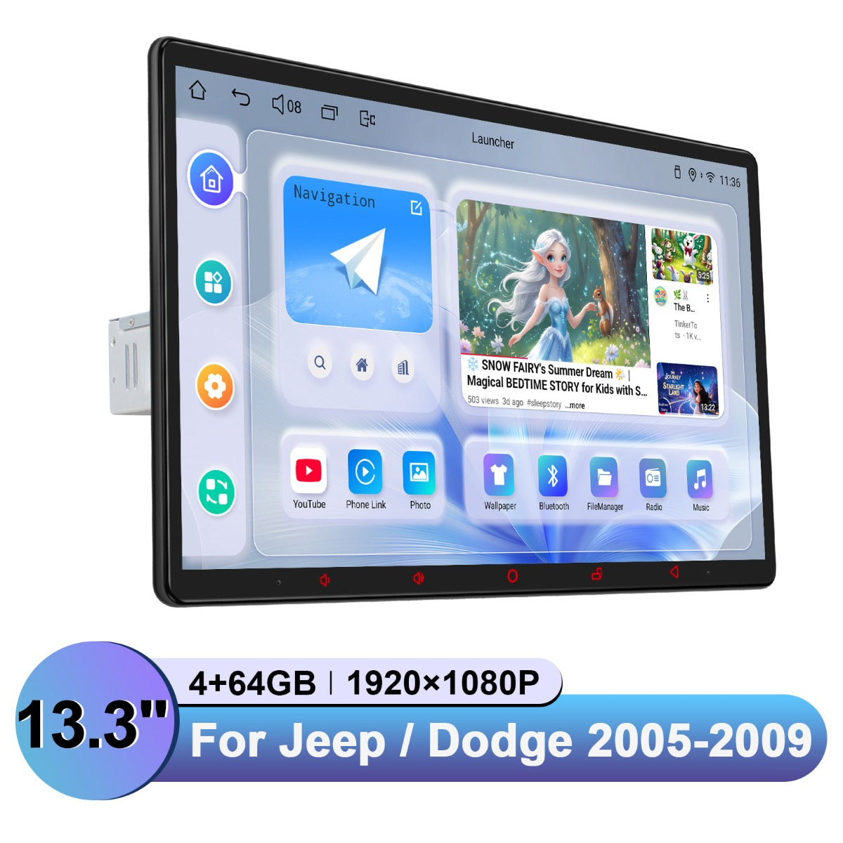 Jeep Commander Dodge 2005-2009 7" Android Head Unit