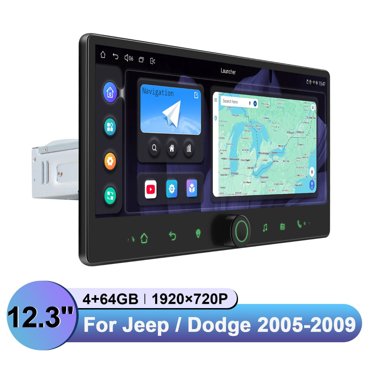 Jeep Commander Dodge 2005-2009 7" Android Head Unit