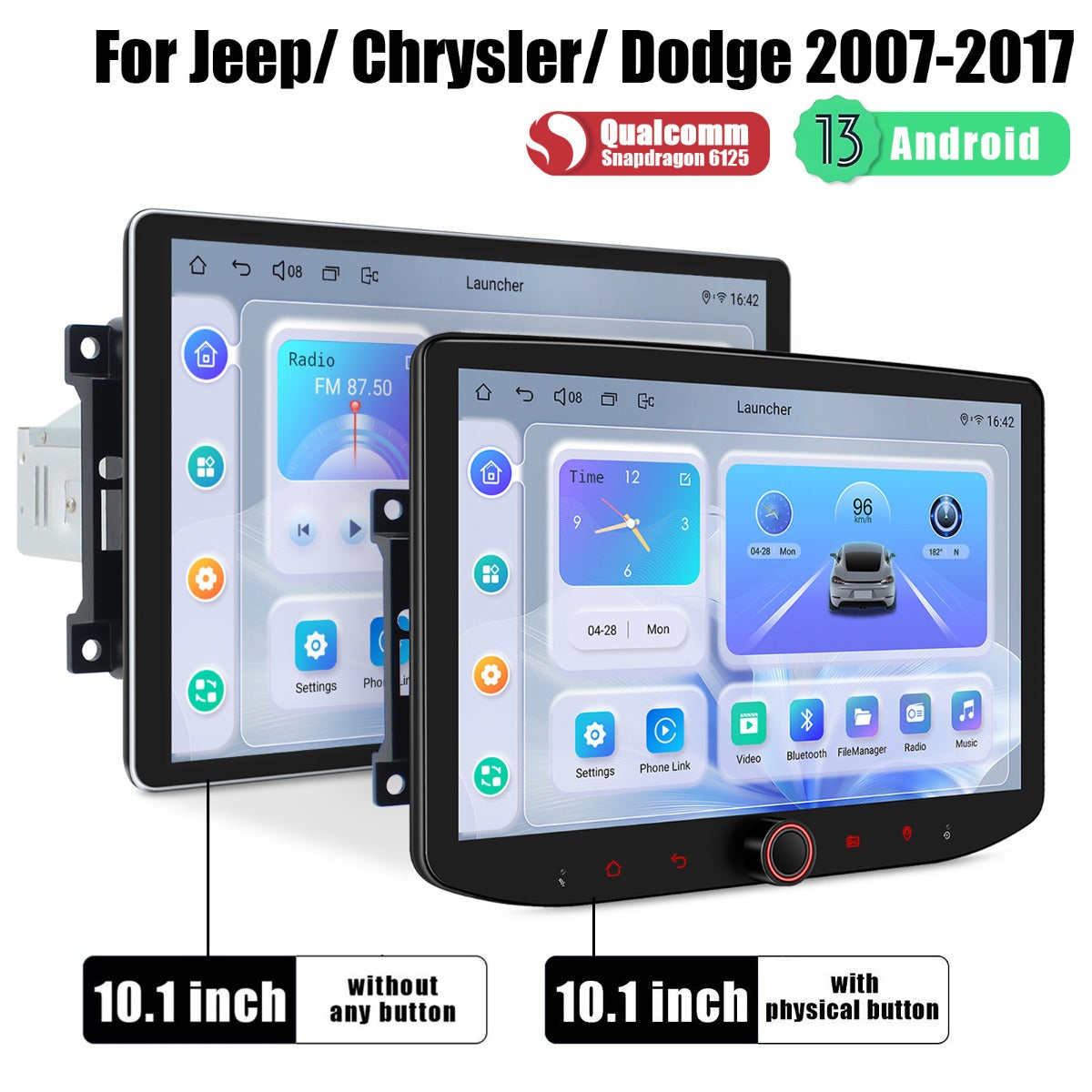 Jeep Commander 10.1" 2008-2010 7" Android Head Unit