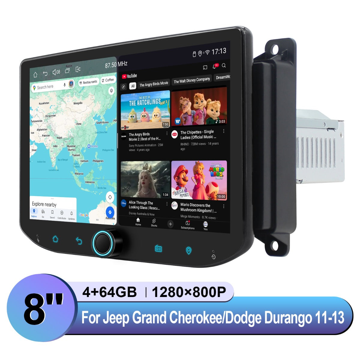 Dodge Durango Jeep 2011-2013 7" Android Head Unit