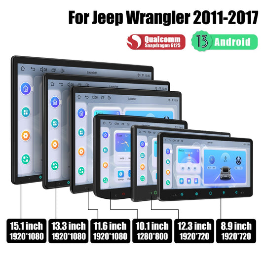 Jeep Wrangler JK 2011-2017 7" Android Head Unit