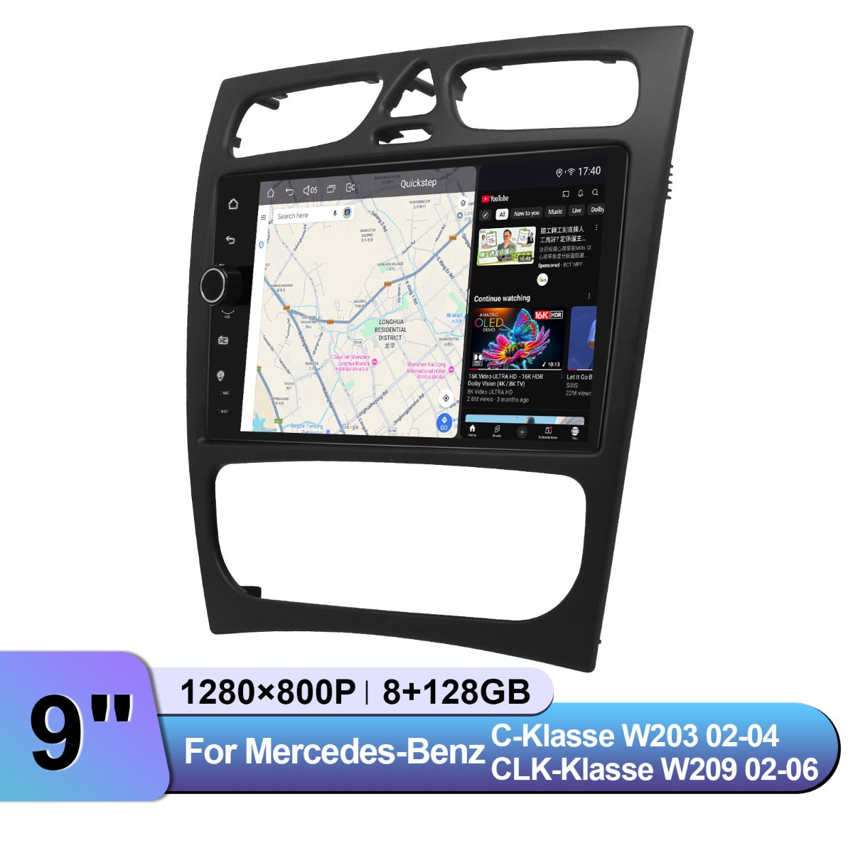 Toyota [8GB+128GB] 2002-2004 9" Android Head Unit