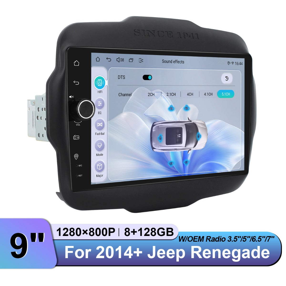 Jeep Renegade Replace 2001-2006 7" Android Head Unit