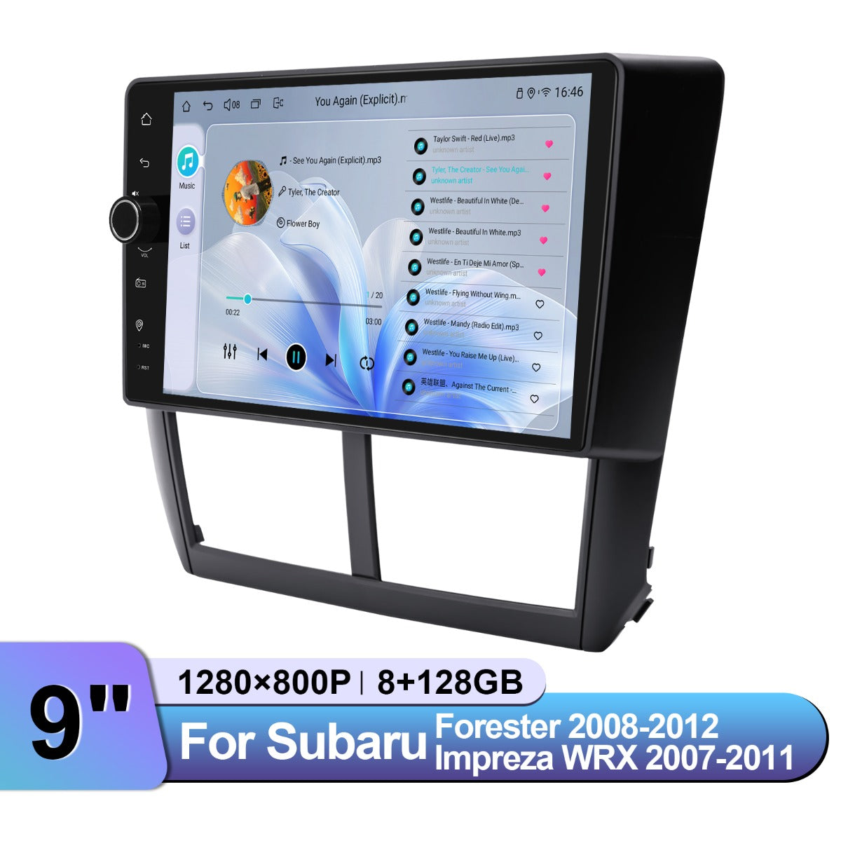 Subaru Forester & 2008-2012 7" Android Head Unit
