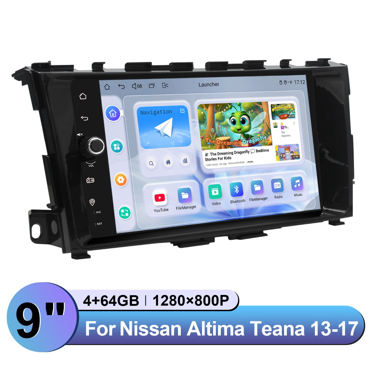 Nissan 360 2013-2017 7" Android Head Unit