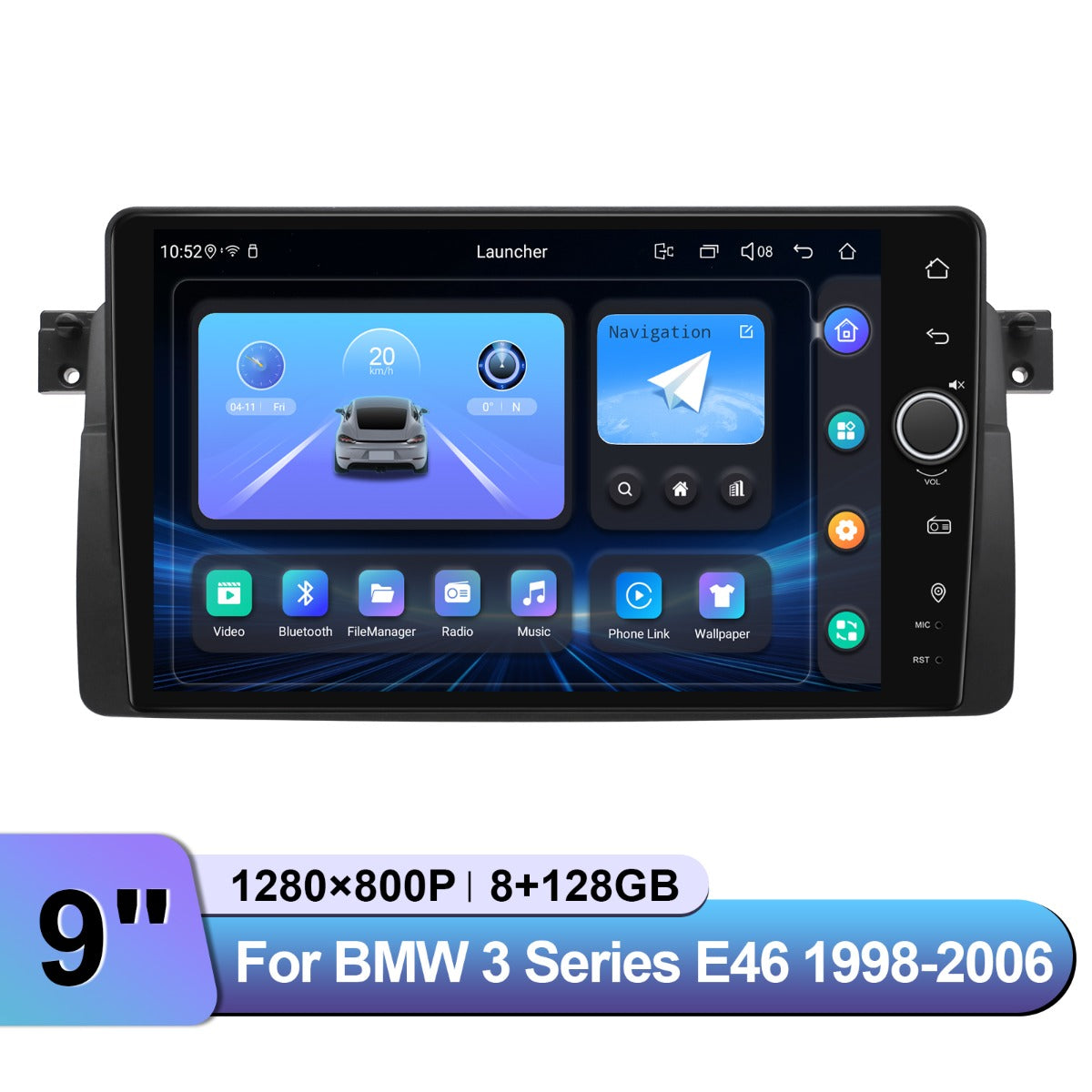 BMW 3 Series 1998-2006 9" Android Head Unit