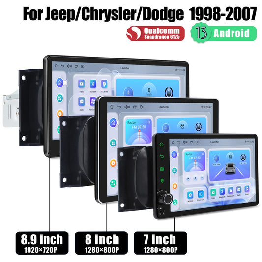 Jeep Chrysler Dodge 1998-2007 7" Android Head Unit