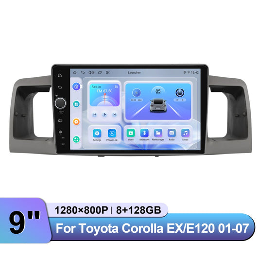Toyota Corolla 2001-2007 9" Android Head Unit