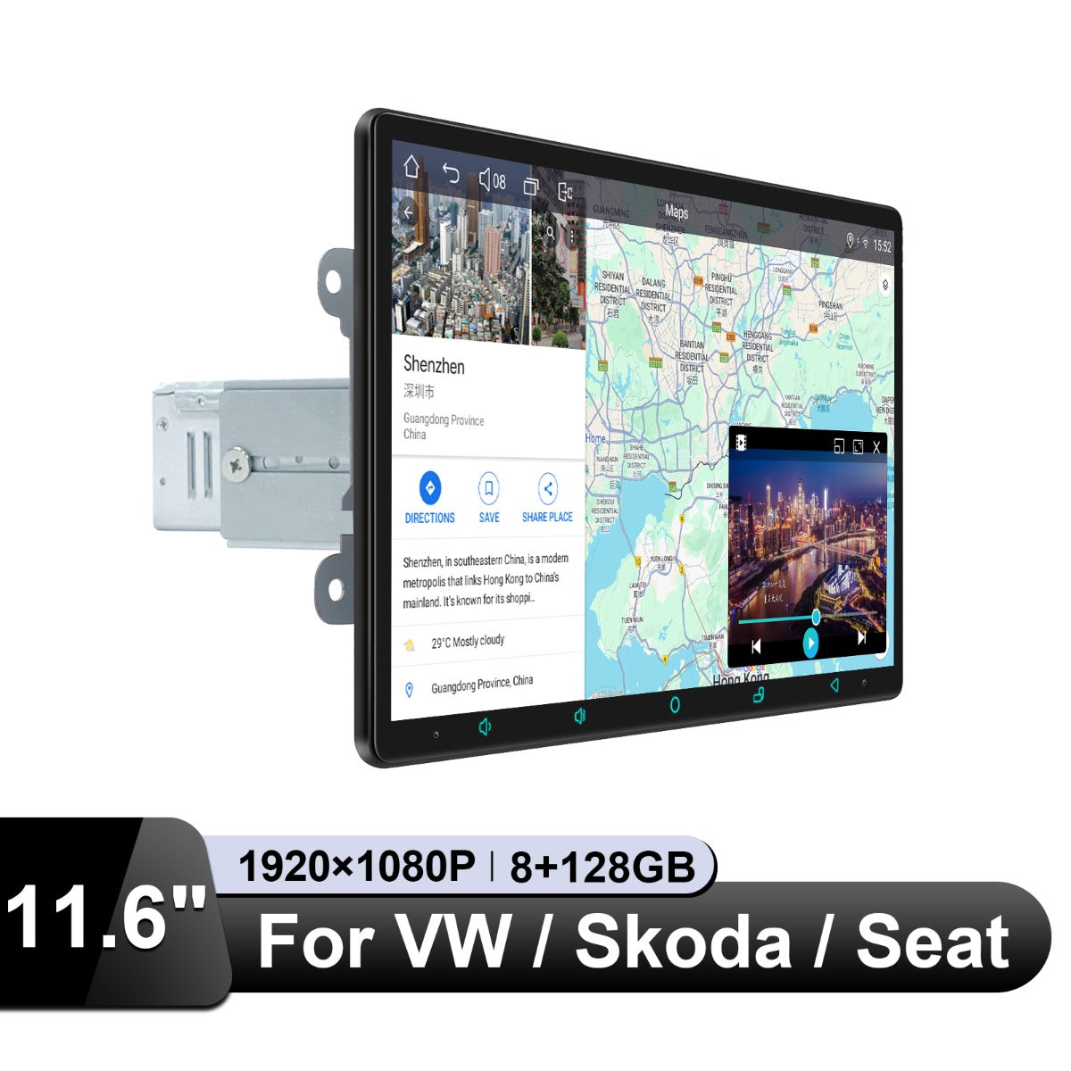 Volkswagen 11.6" 2011-2016 11.6" Android Head Unit