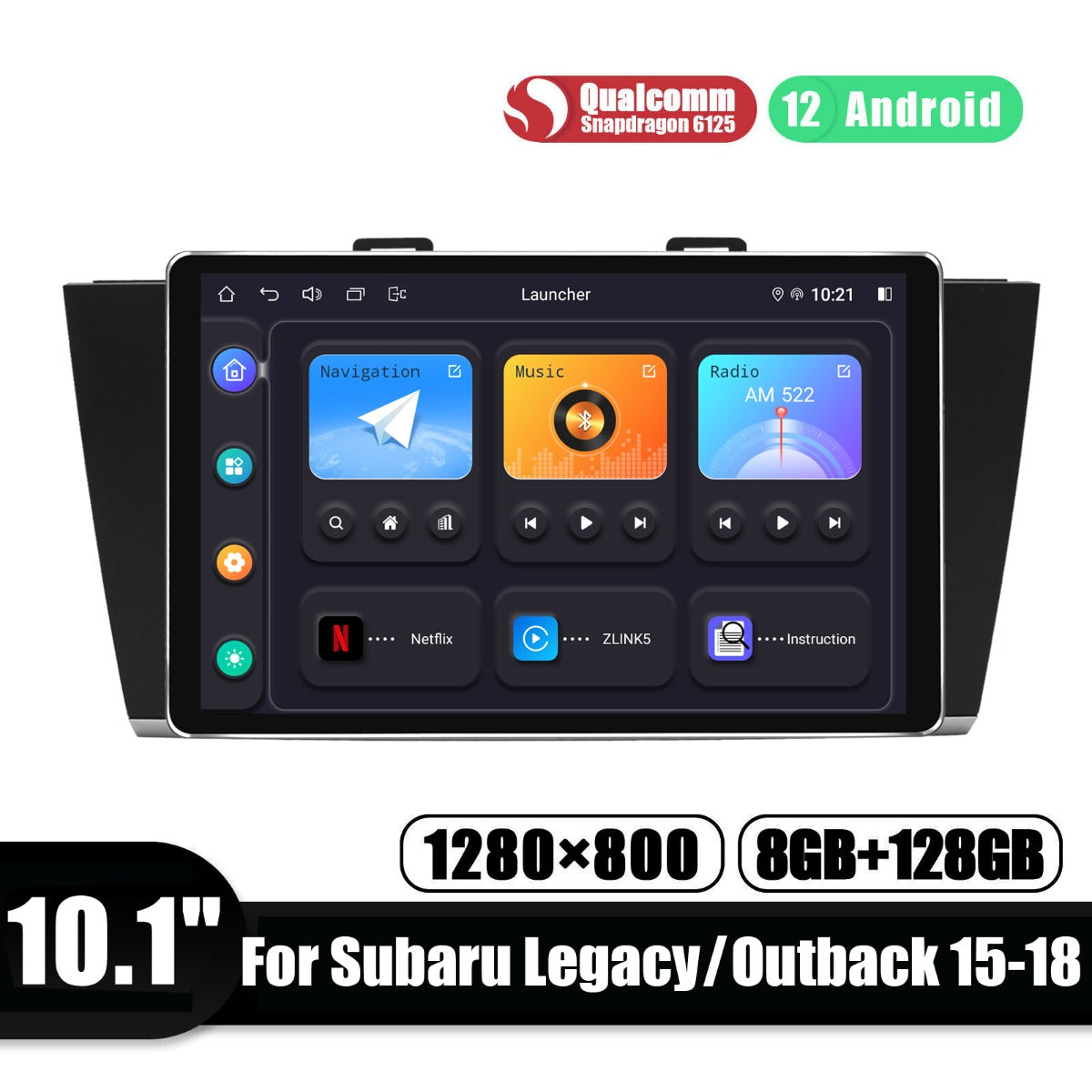 Subaru Legacy Outback 2015-2018 7" Android Head Unit