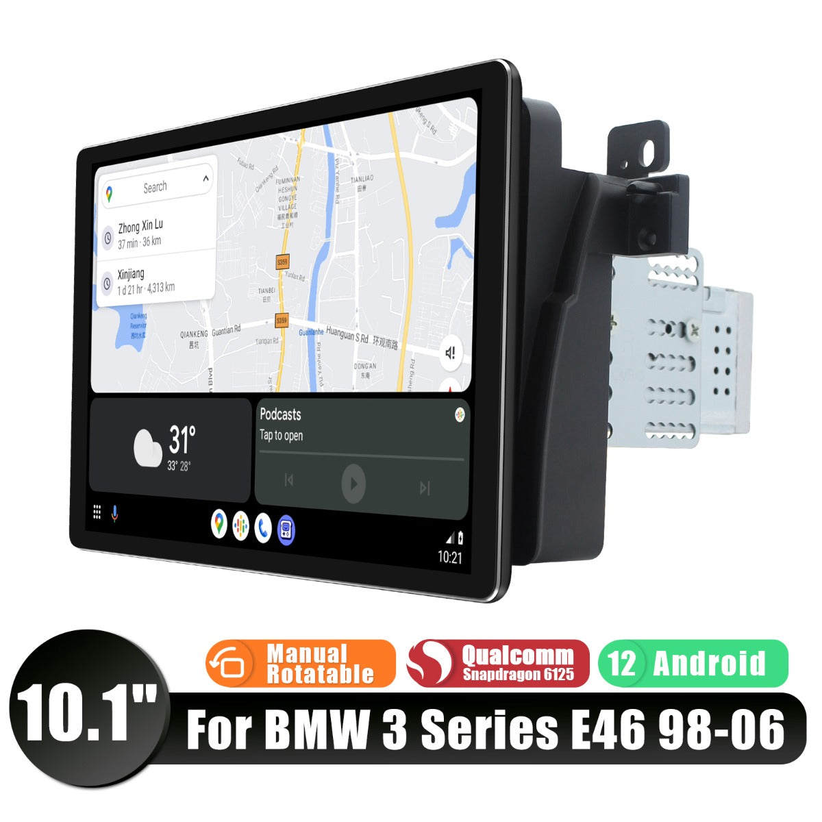 BMW E46 2001-2006 7" Android Head Unit