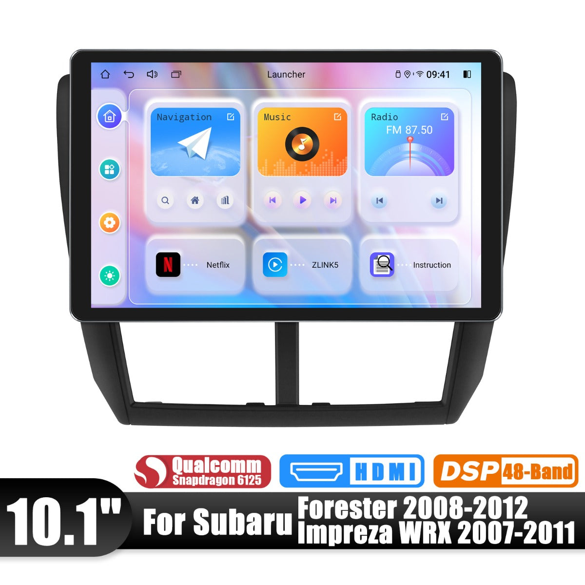 Subaru Forester WRX 2008-2012 10.1" Android Head Unit