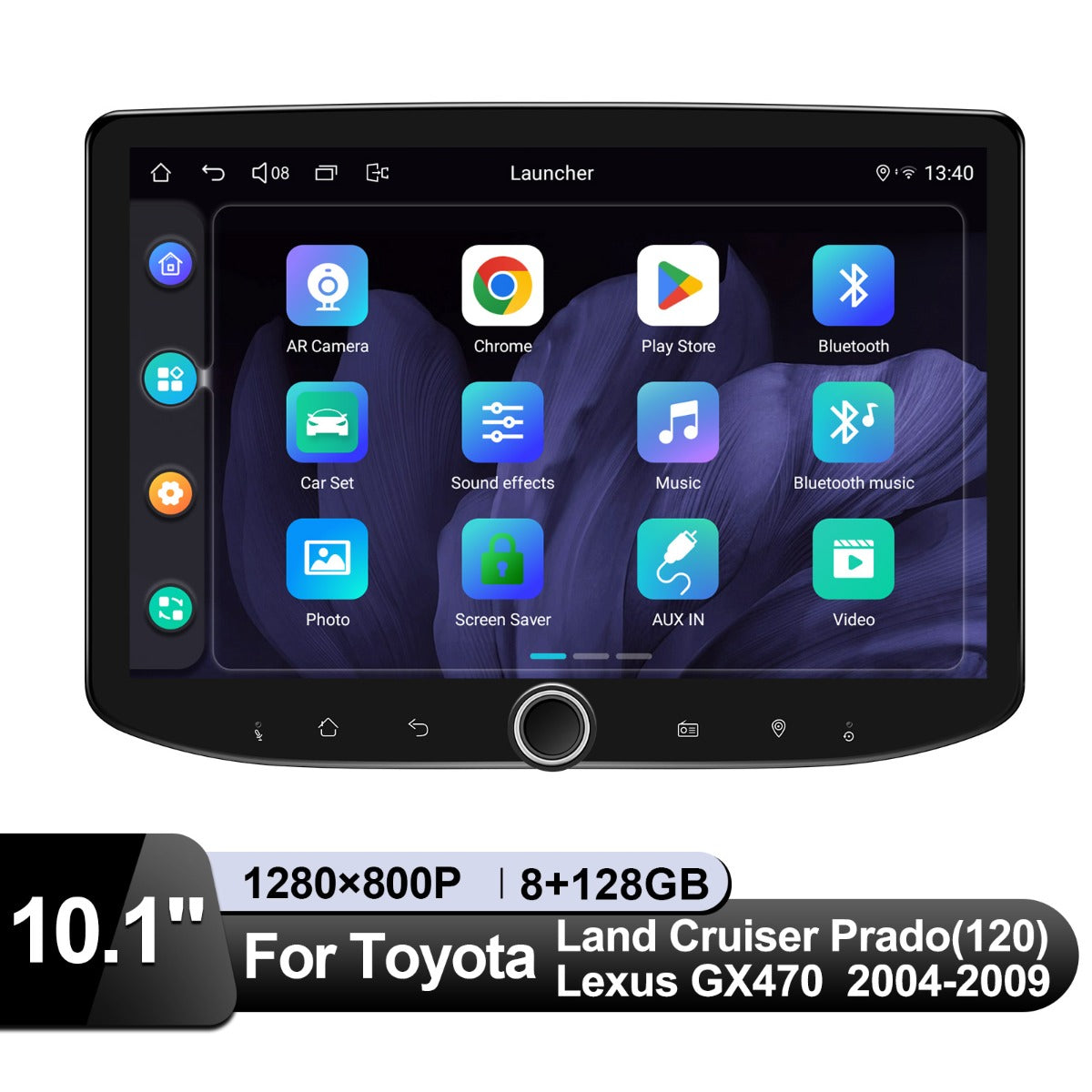 Toyota Land Cruiser 2004-2009 9" Android Head Unit