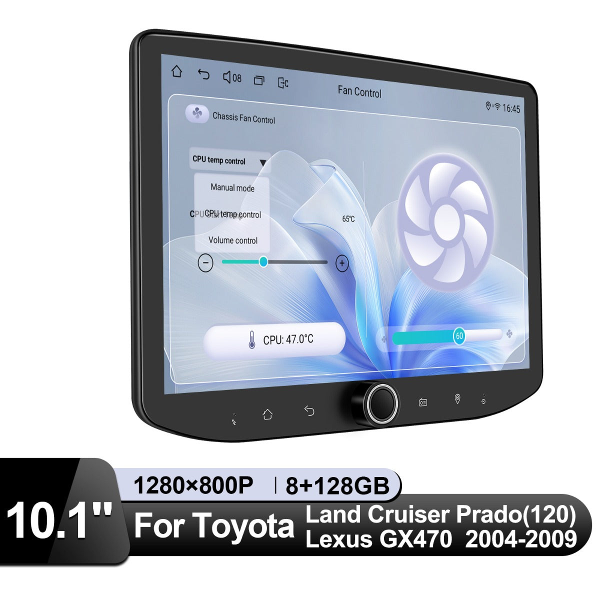 Toyota Land Cruiser 2004-2009 9" Android Head Unit