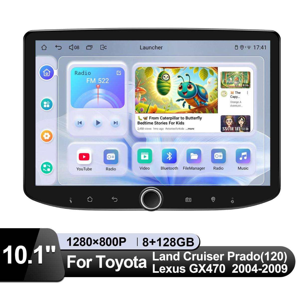 Toyota Land Cruiser 2004-2009 9" Android Head Unit