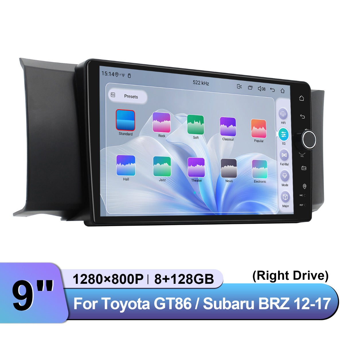Toyota GT86 Subaru 2012-2017 9" Android Head Unit