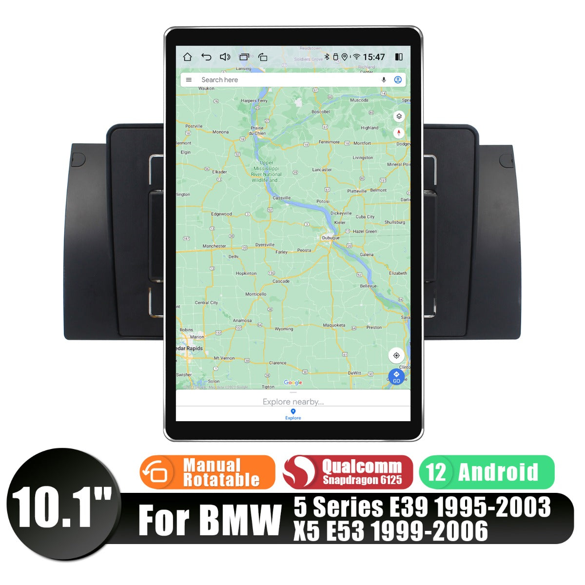 BMW E39 E53 2001-2006 7" Android Head Unit