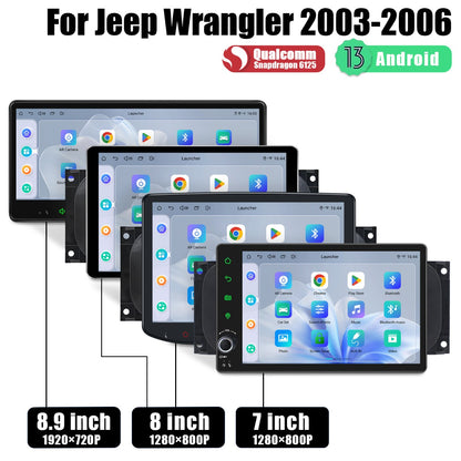 Jeep Wrangler 2003-2006 7" Android Head Unit