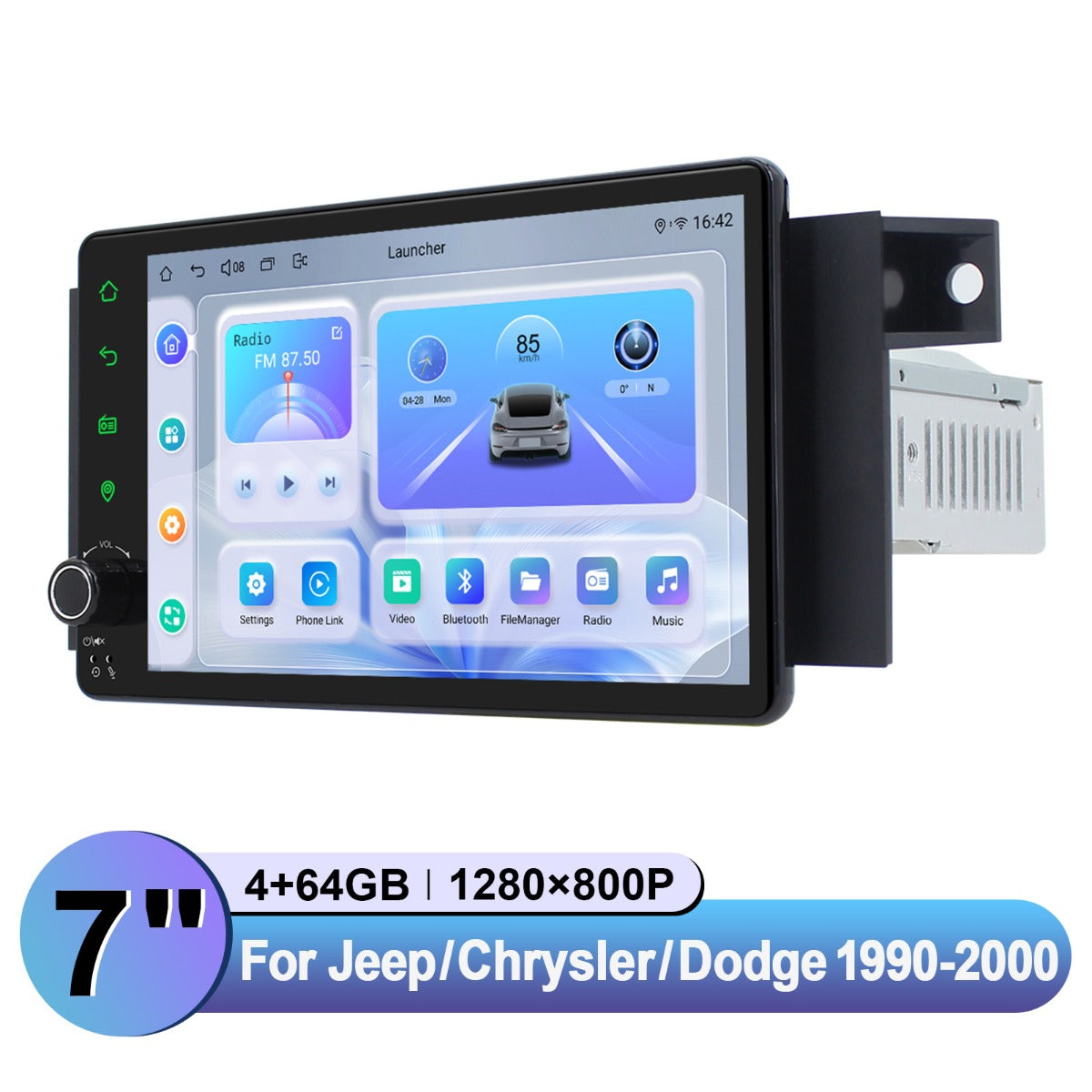 Chrysler Dodge Jeep 2001-2006 7" Android Head Unit