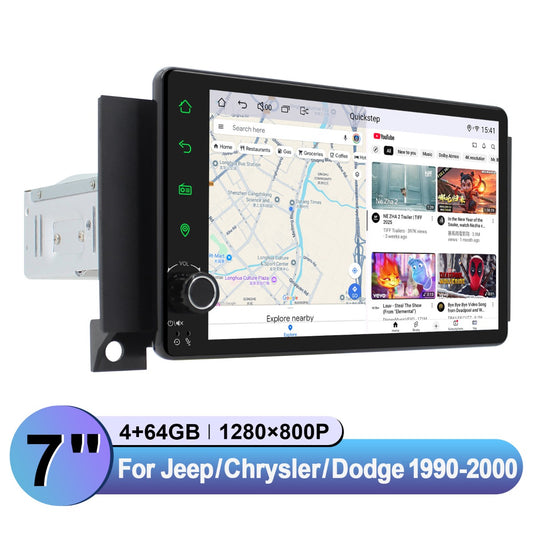 Chrysler Dodge Jeep 2001-2006 7" Android Head Unit