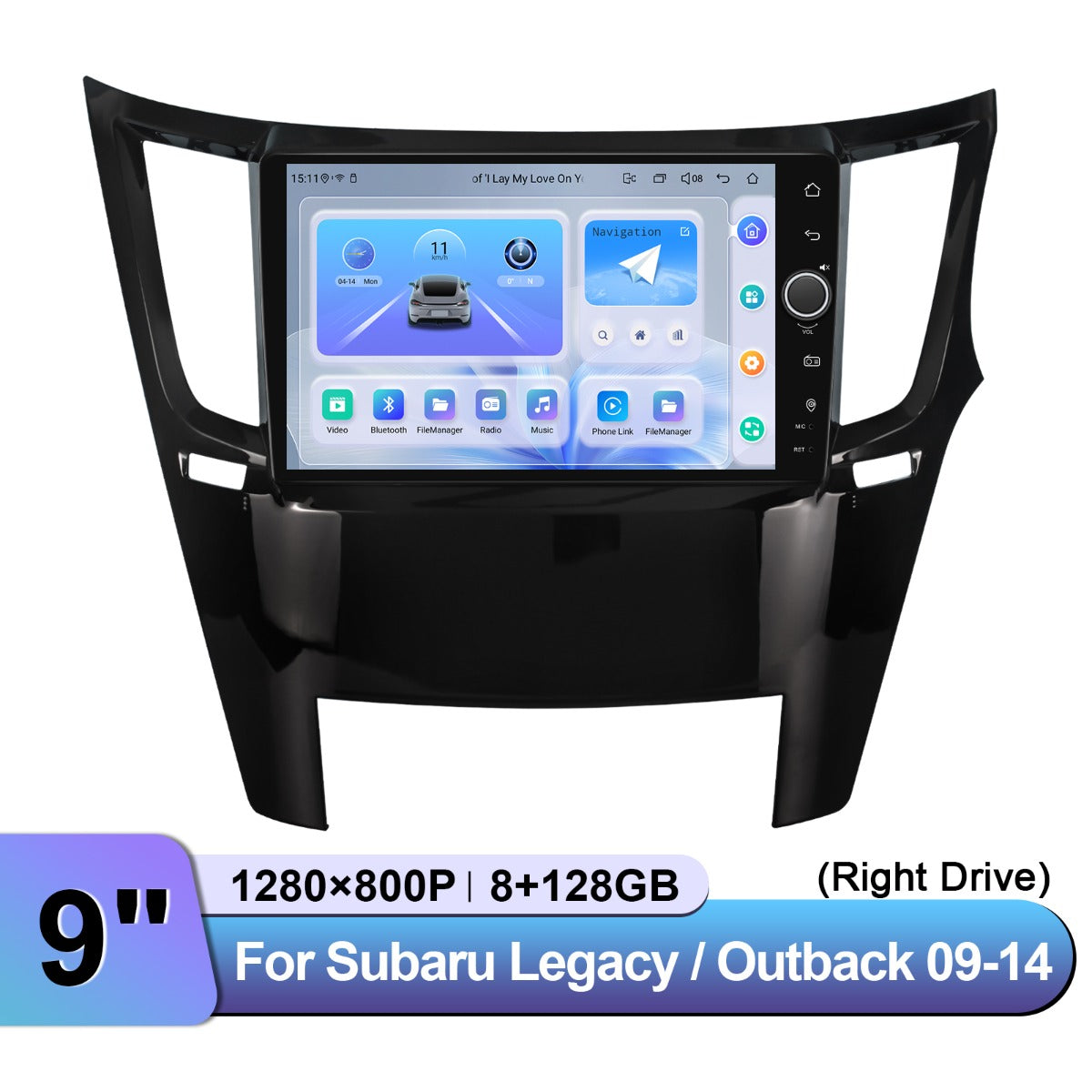 Subaru Legacy & 2009-2014 7" Android Head Unit